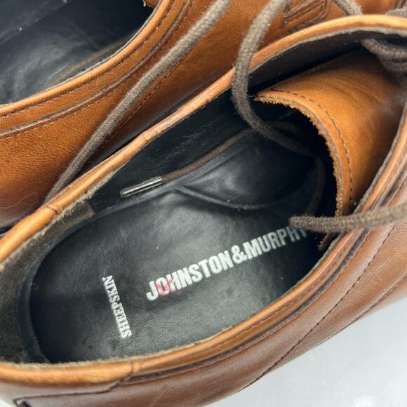 Johnston & Murphy Brown Dress Shoes Men’s 8M Leather Cap Toe 20‑1276 India main image 11